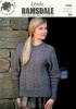 Knitting Patterns - Wendy 5784 - Ramsdale DK - Cable Sweater
